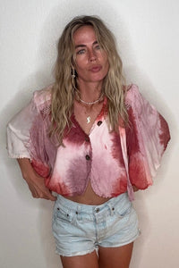 Tie Dye Morning Star Top - Sample Sale