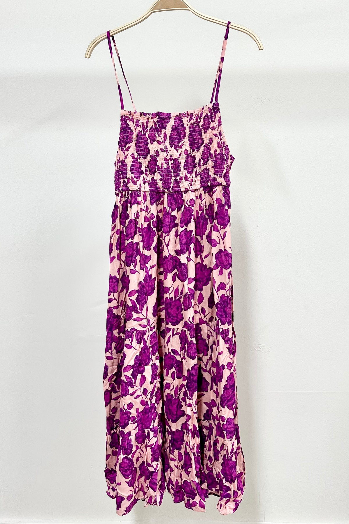 High Summer Electro Foral Wildside Midi Dress