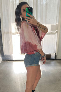 Tie Dye Morning Star Top - Sample Sale