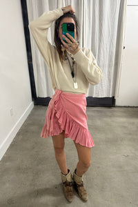 Black Tea Mini Skirt  - Sample Sale