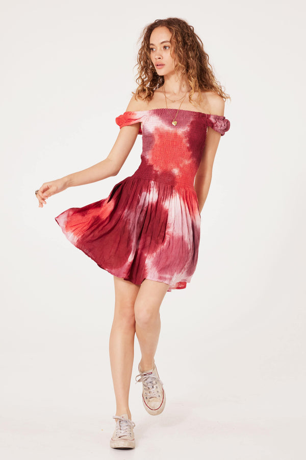 Tie Dye Beatrice Mini Dress