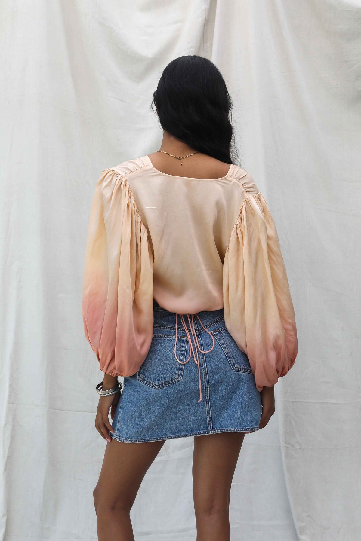 Ombre Brandy Blouse  - Sample Sale