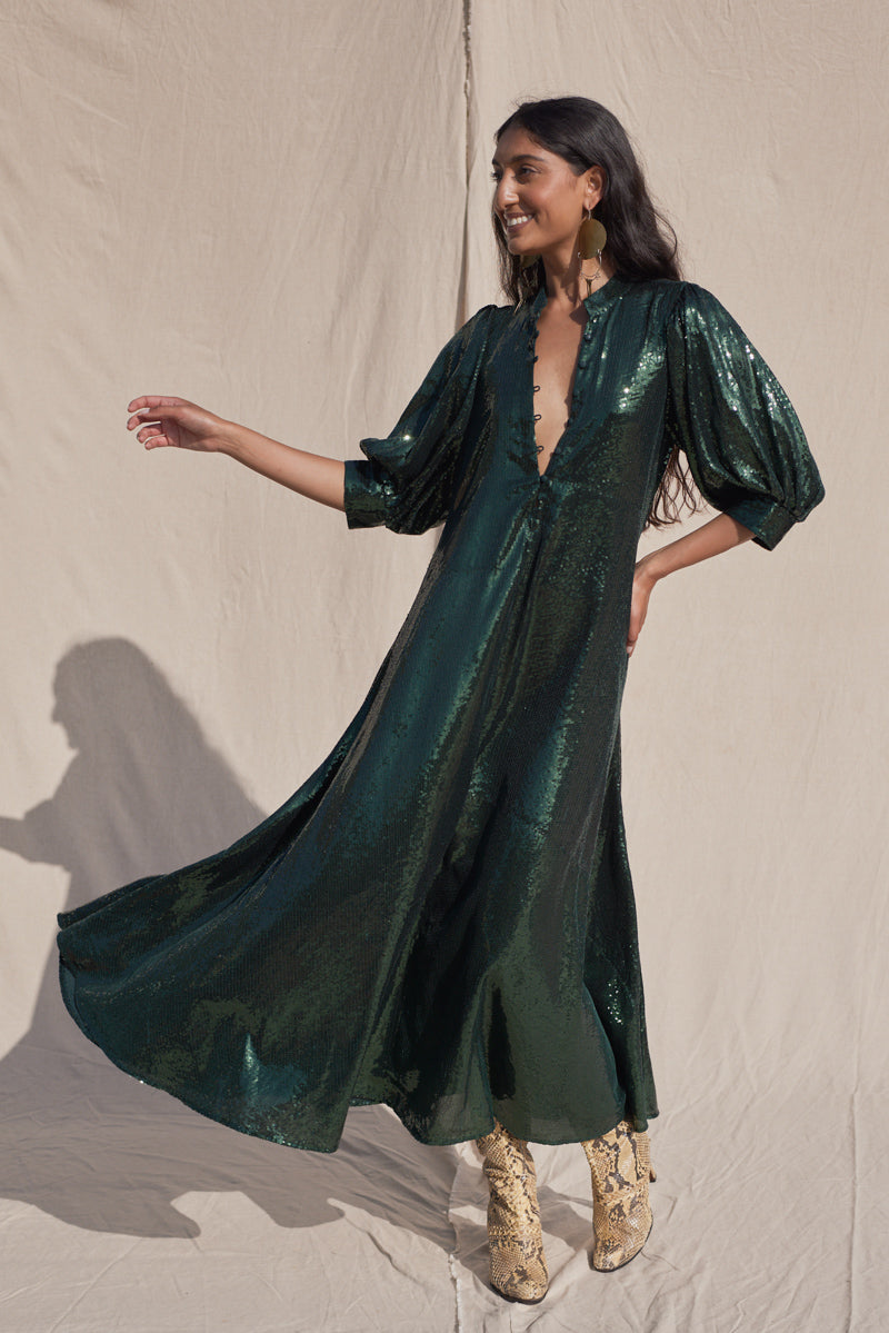 Constellation Saloon Maxi Dress - Sample Sale