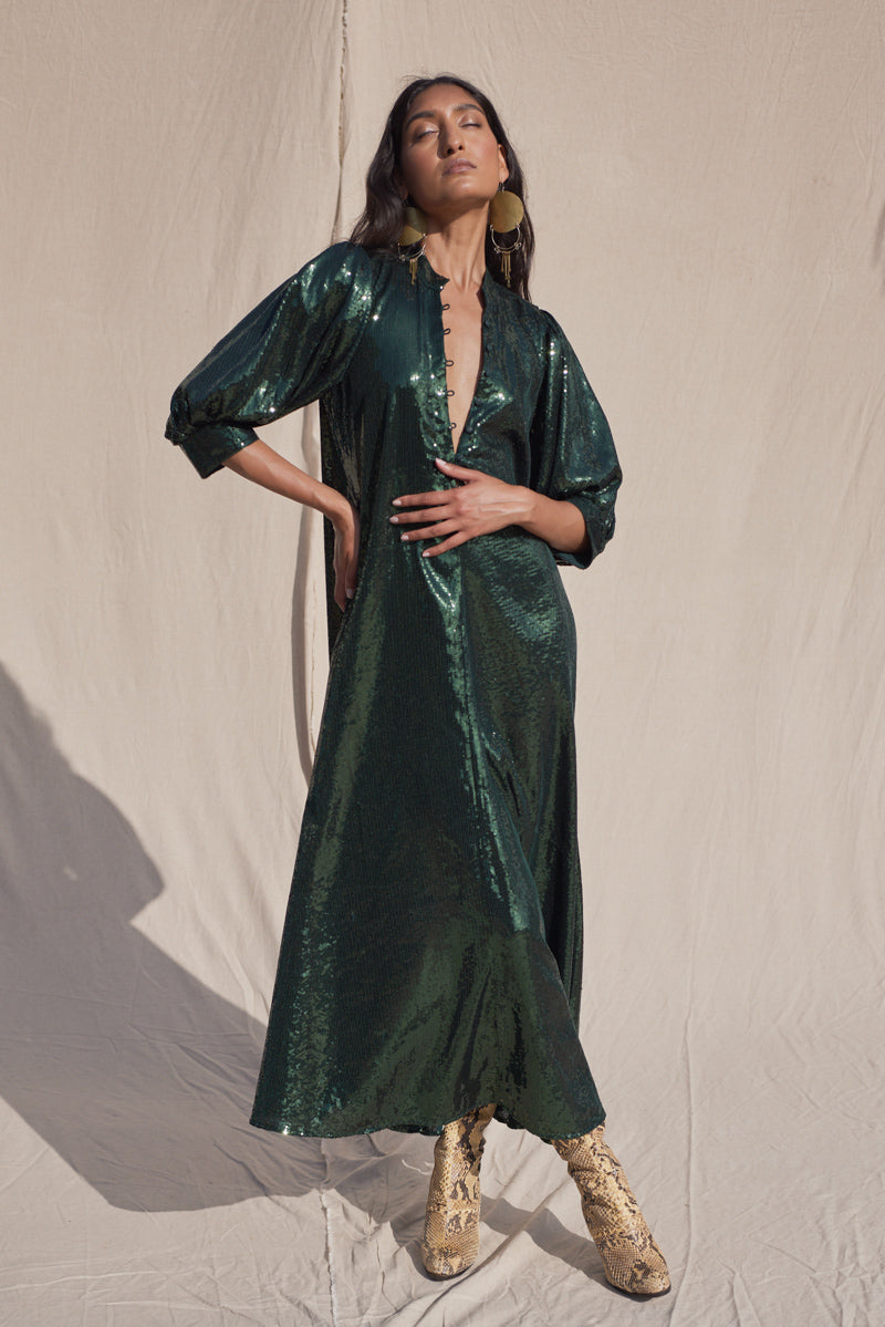 Constellation Saloon Maxi Dress - Sample Sale