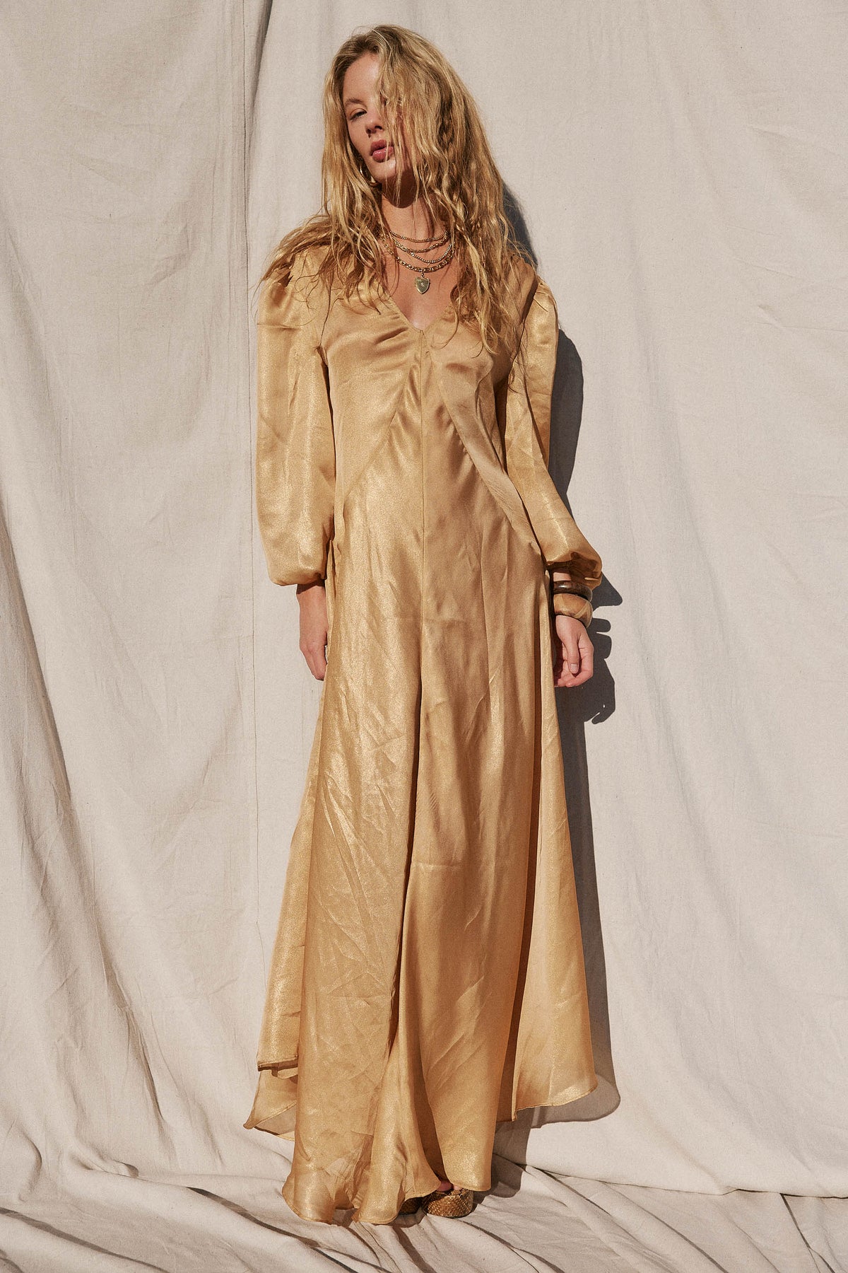 Golden Parade Maxi Dress