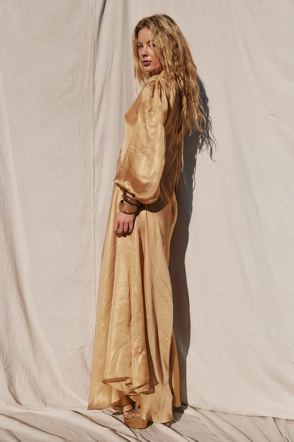 Golden Parade Maxi Dress