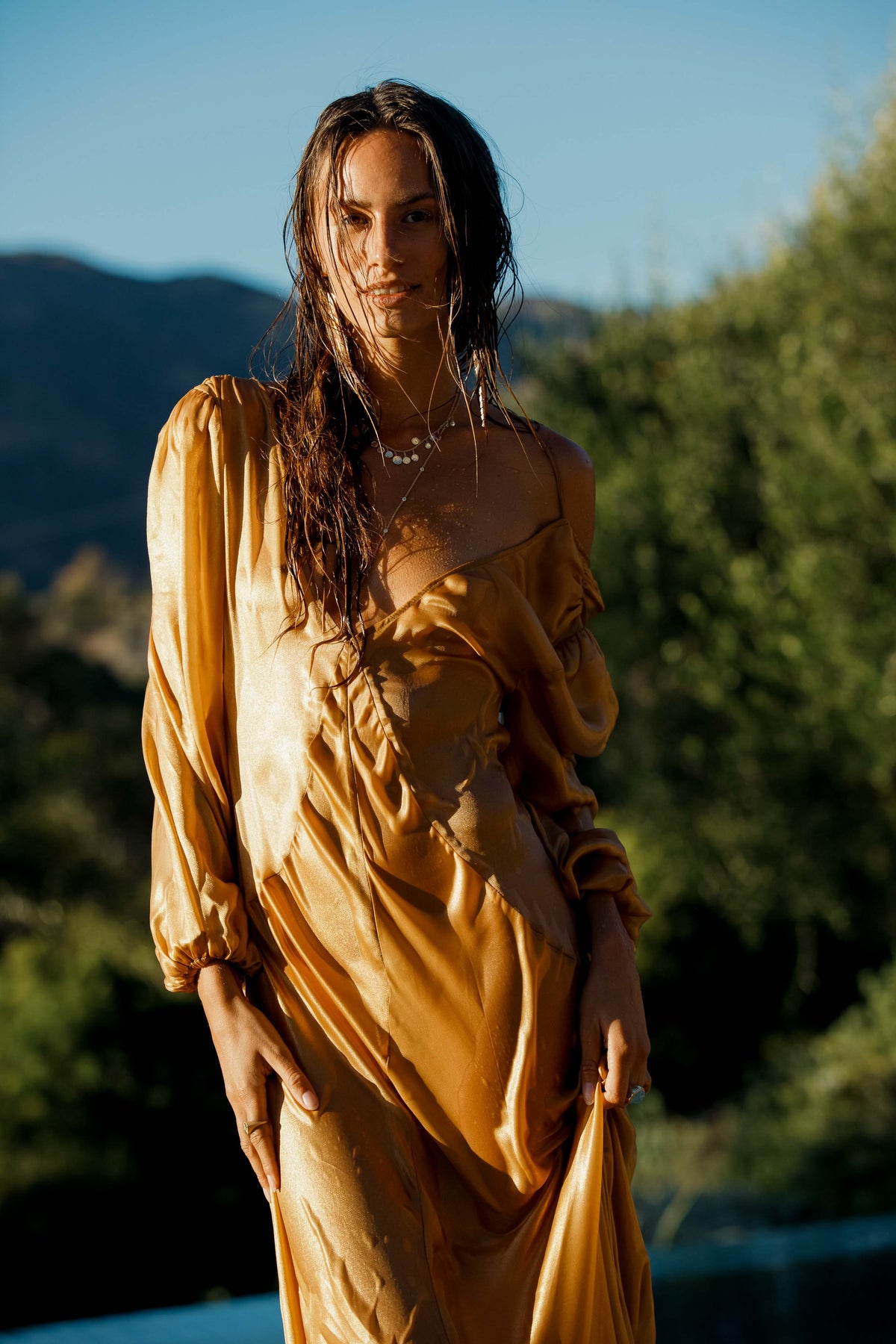 Golden Parade Maxi Dress