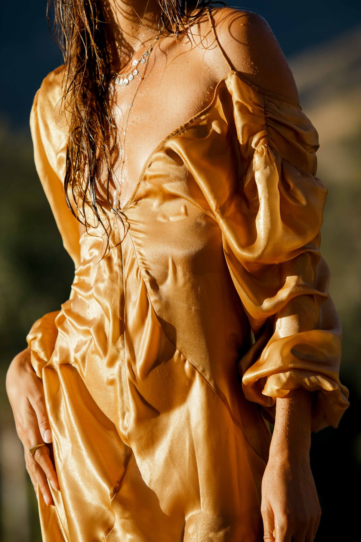 Golden Parade Maxi Dress