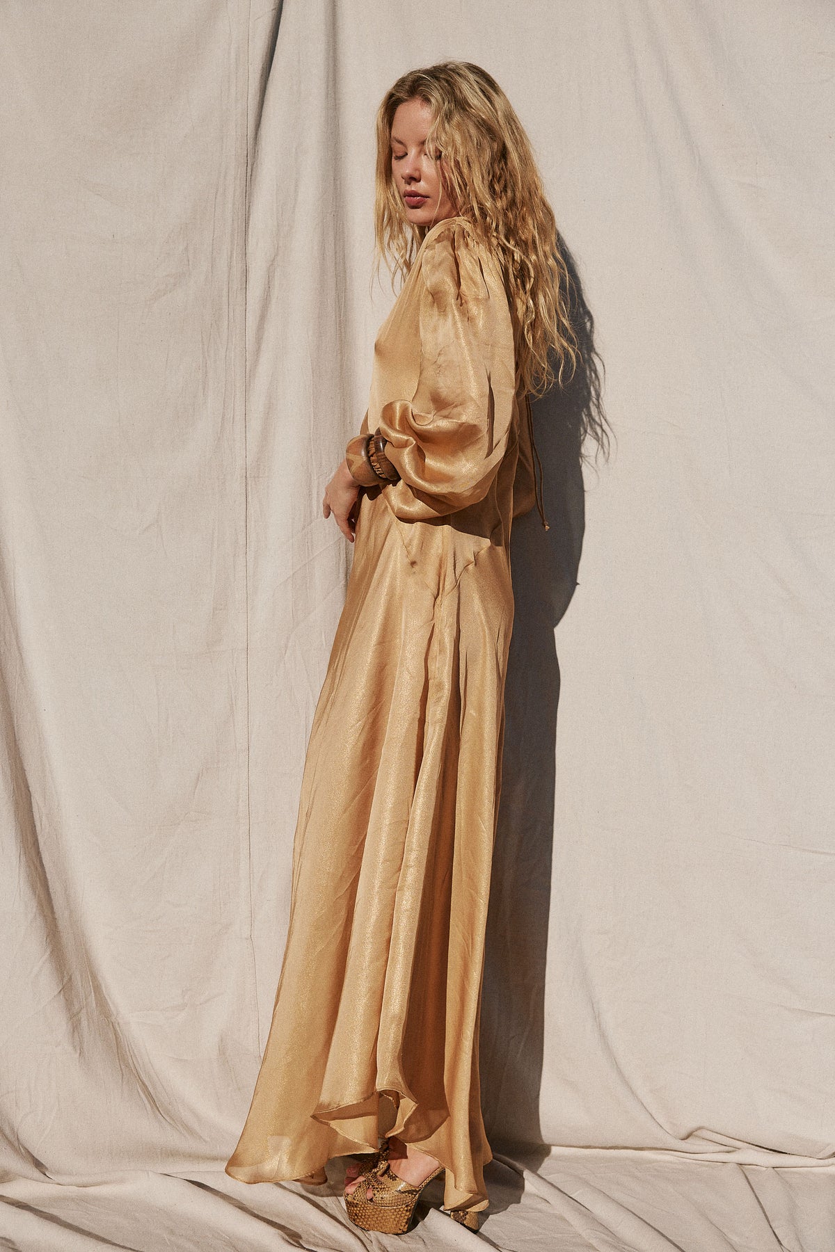 Golden Parade Maxi Dress