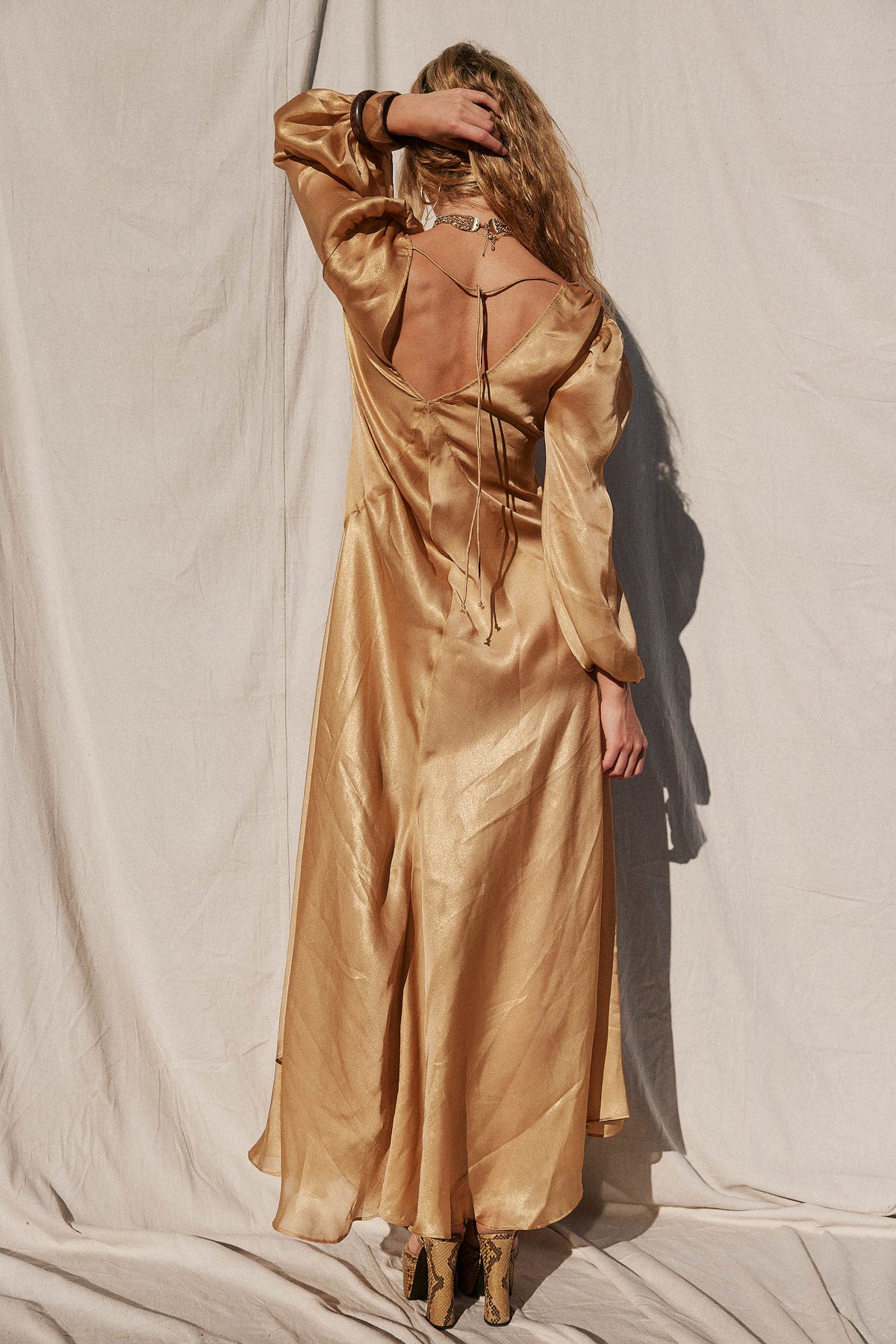 Golden Parade Maxi Dress