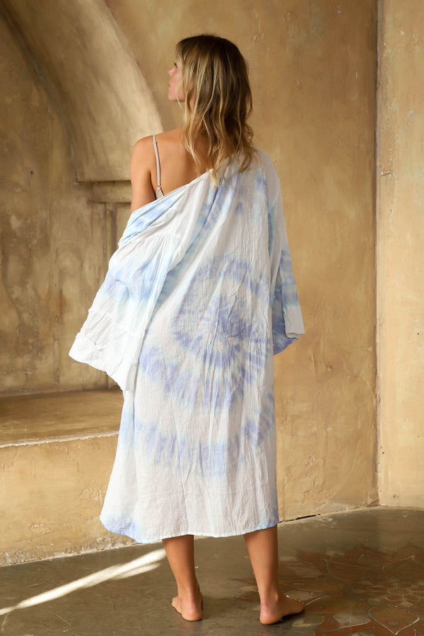 Tie Dye Nyjah Kimono - Sample Sale