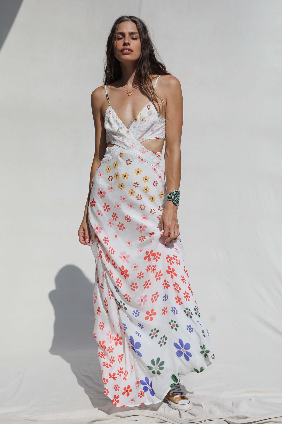 Painted Daisy Seine Maxi