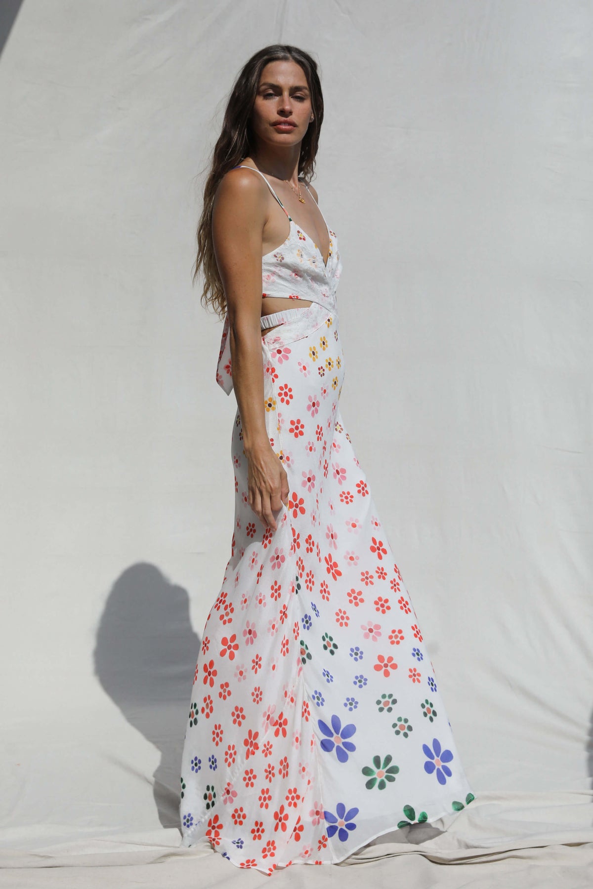 Painted Daisy Seine Maxi