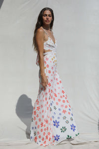 Painted Daisy Seine Maxi