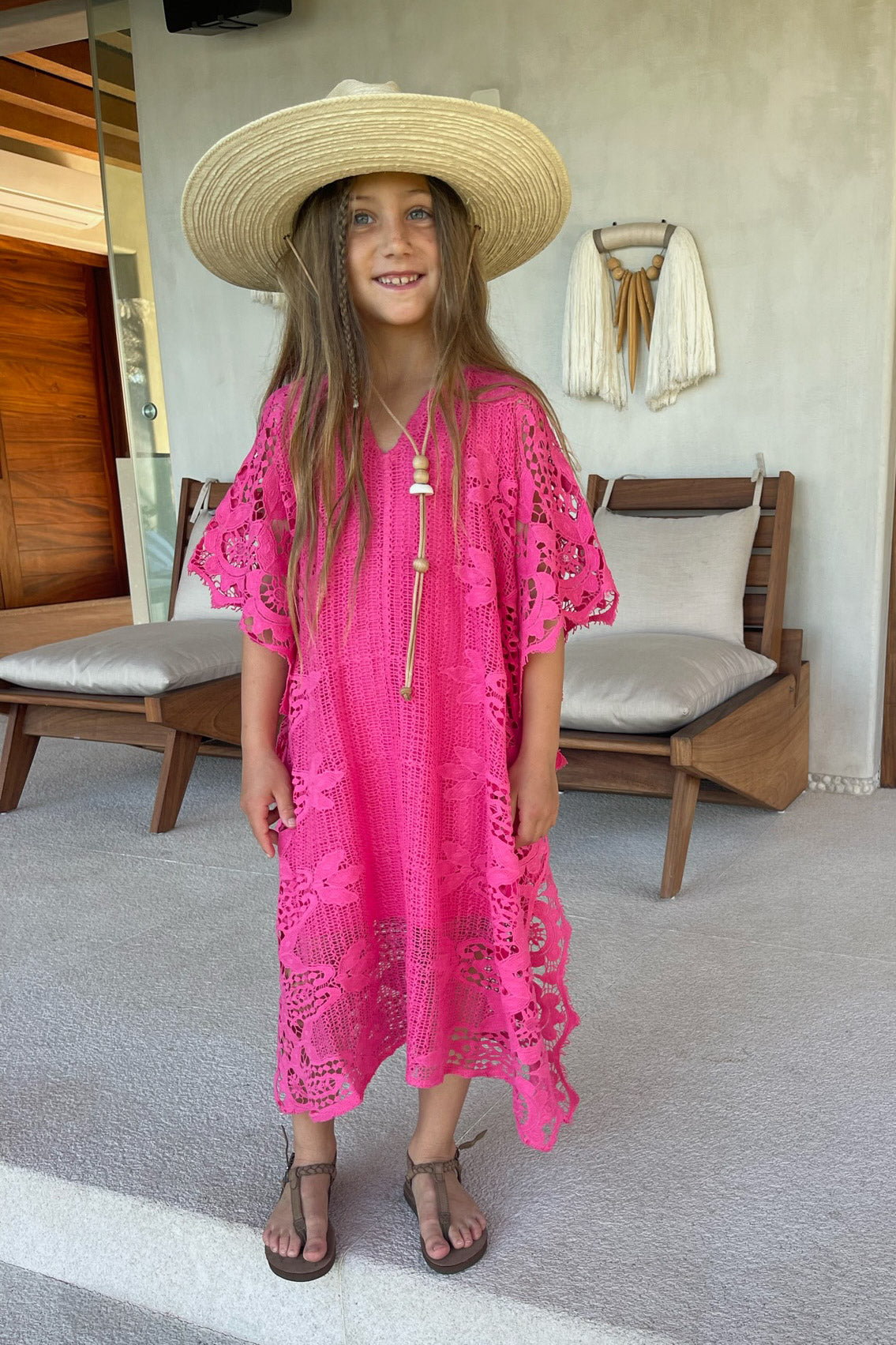 Jen’s little pirates romantic mykonos shops kids girls kaftan