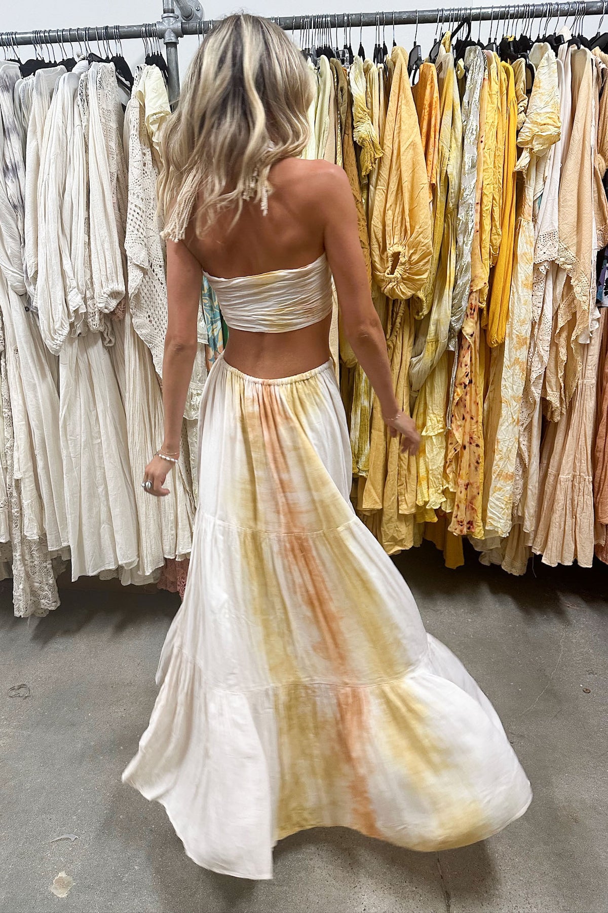 Tie Dye Johanna Maxi Skirt