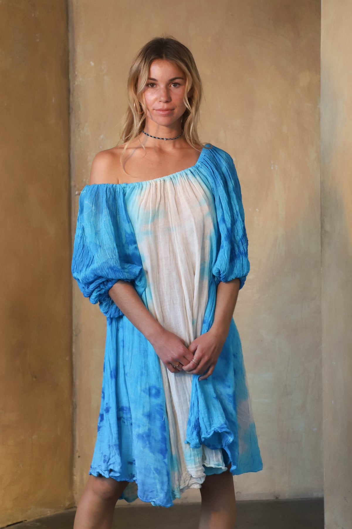 Tie Dye Sea Gate Mini Dress - Sample Sale