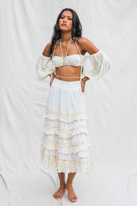 Stagecoach Midi Skirt