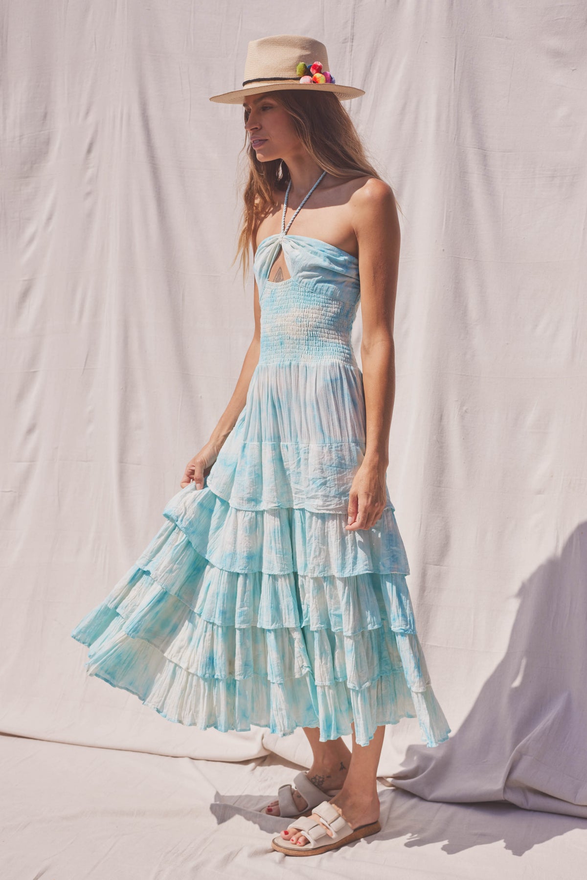 Tie Dye Monet Midi Dress