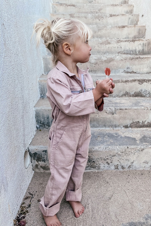 little palmetto station suit in dusty pink