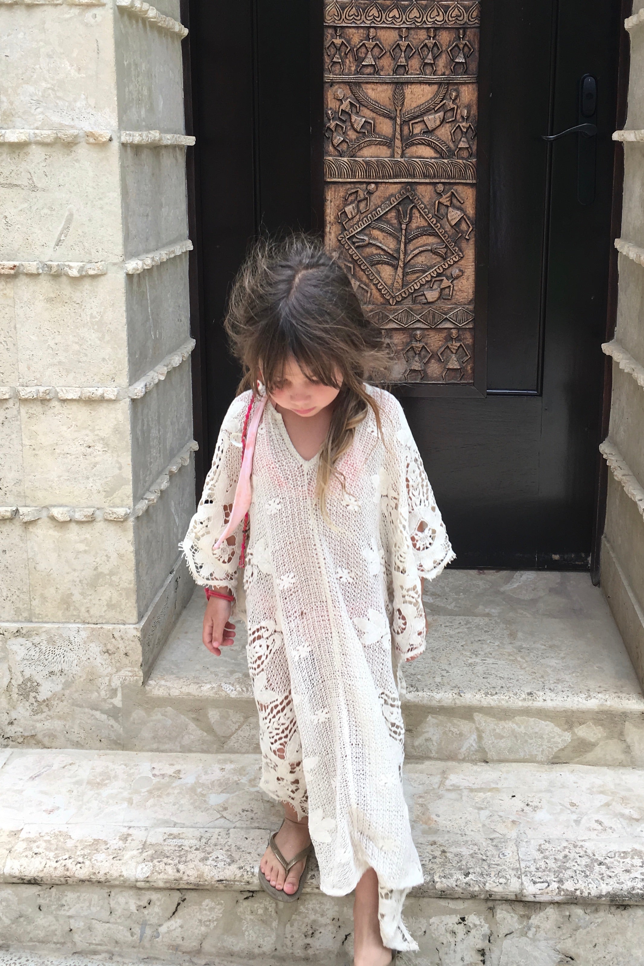 Jen’s little pirates newest romantic mykonos kids girls kaftan