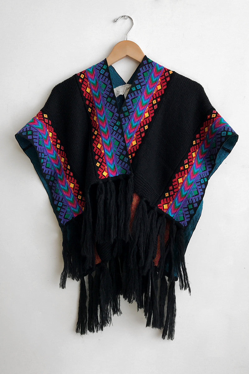 Black Huichol Knit