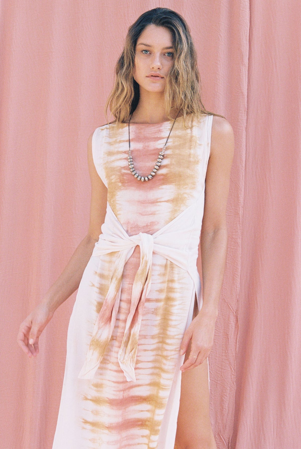 Tie Dye Rio Walk Of Fame Kaftan - Sample Sale