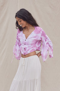 Tie Dye Anemone Blouse - Sample Sale