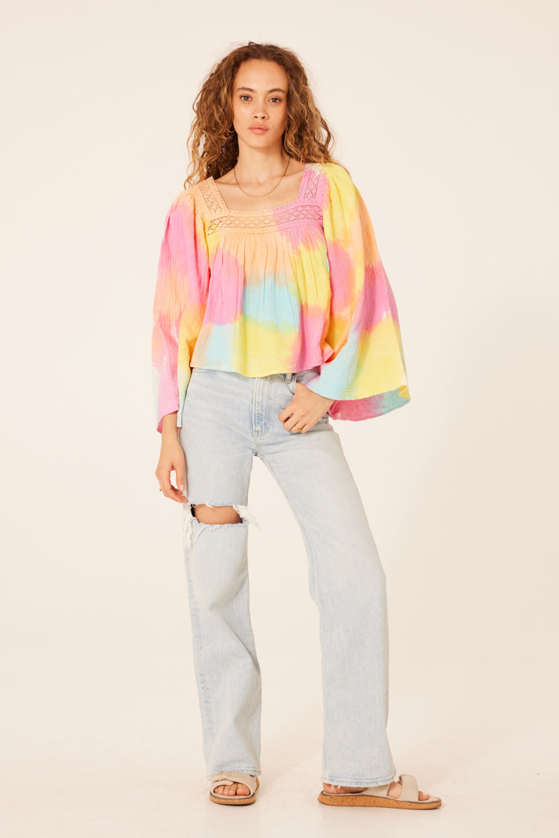 Tie Dye Arbanville Top - Sample Sale