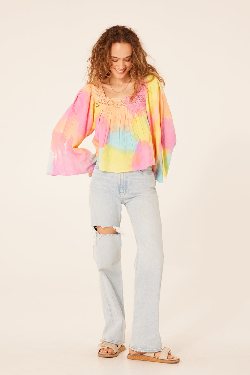 Tie Dye Arbanville Top - Sample Sale