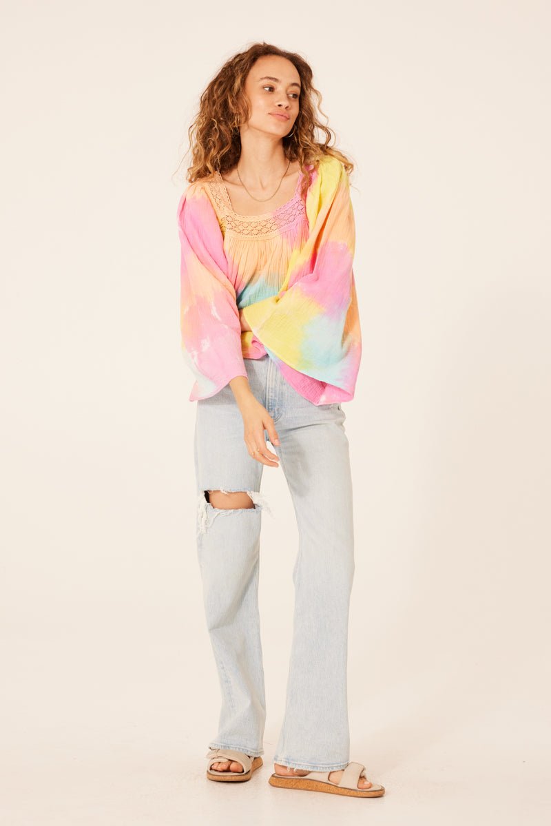 Tie Dye Arbanville Top - Sample Sale