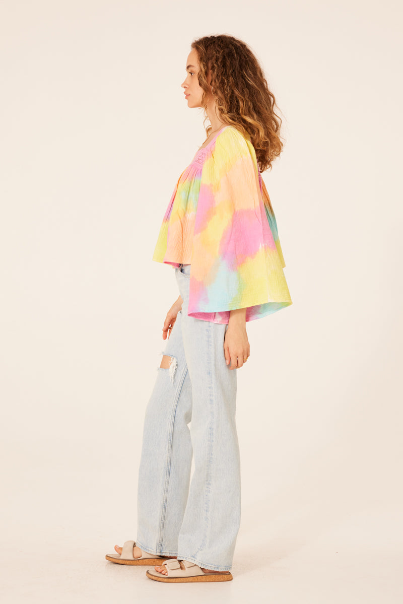 Tie Dye Arbanville Top - Sample Sale