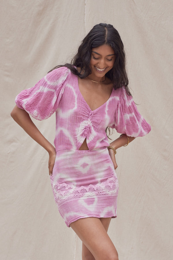 Tie Dye Ariadne Mini Dress - Sample Sale