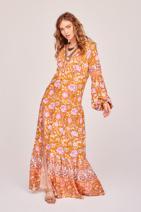 Baroque Absynthe Maxi Dress - Sample Sale