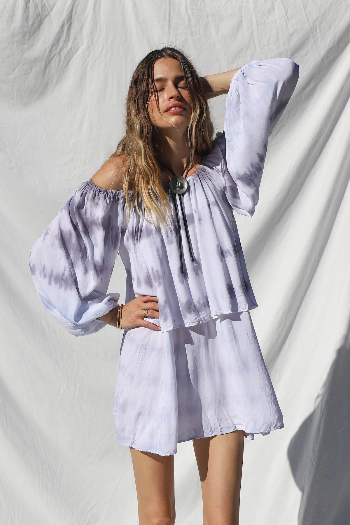 Tie Dye Forest Mini Dress - Sample Sale