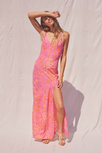 Garden Party Skinny Dip Maxi Slip