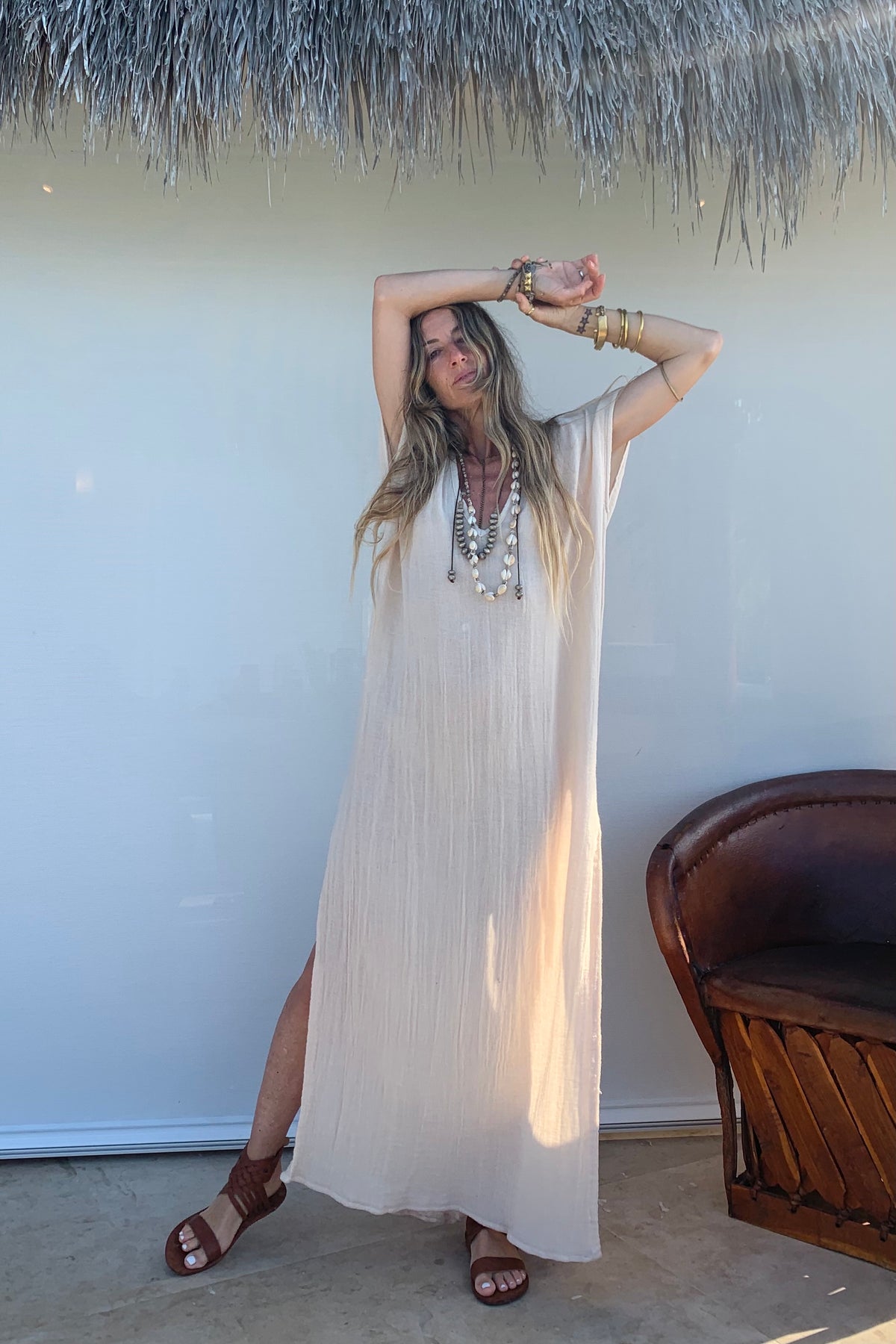 Gauze Saba Maxi Kaftan