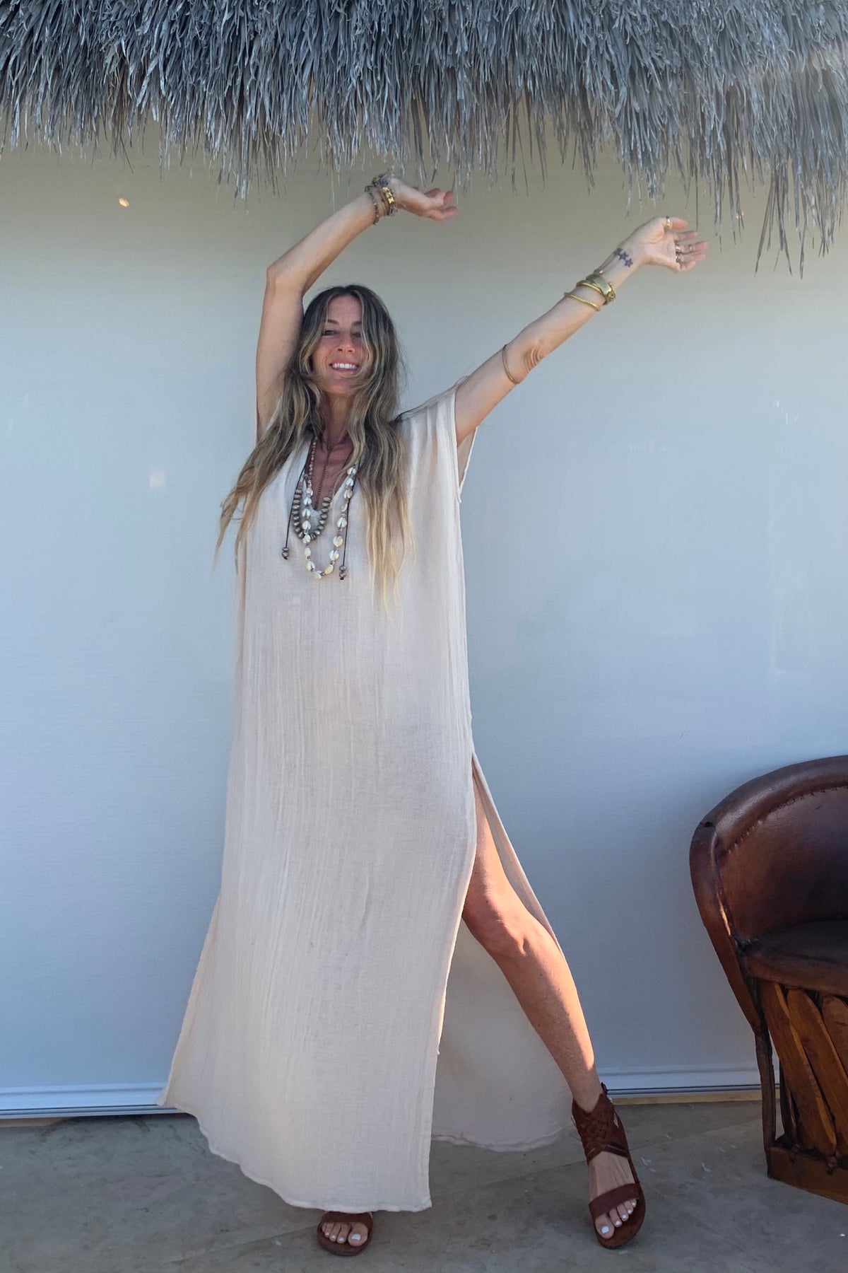 Gauze Saba Maxi Kaftan