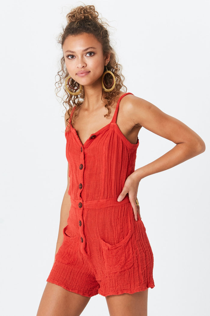 Grapeland Romper - Sample Sale