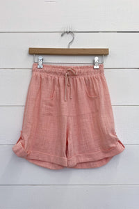 hilo bay shorts in pink sand