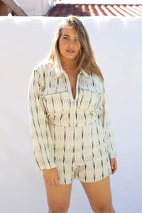 Ikat High Desert Palmetto Romper