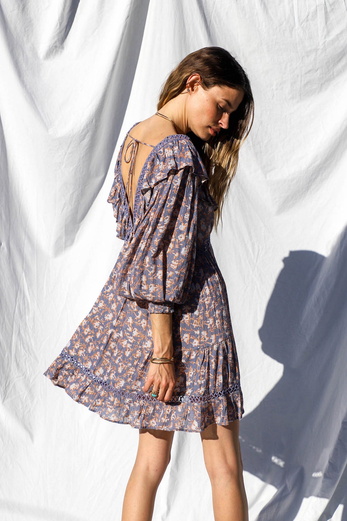 Wildflower Lasi Mini Dress - Sample Sale