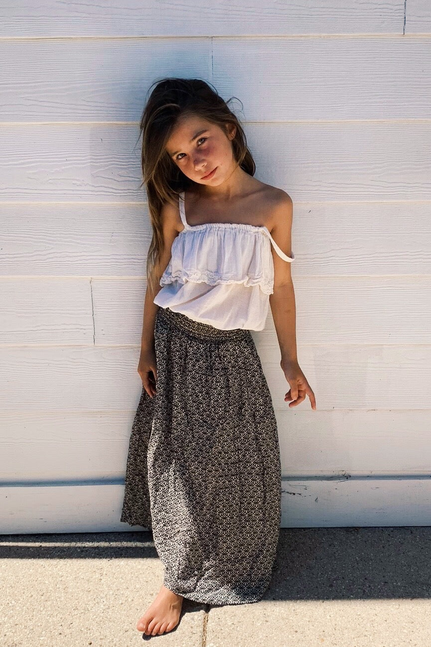 Little Crown Floral Cult Maxi Skirt