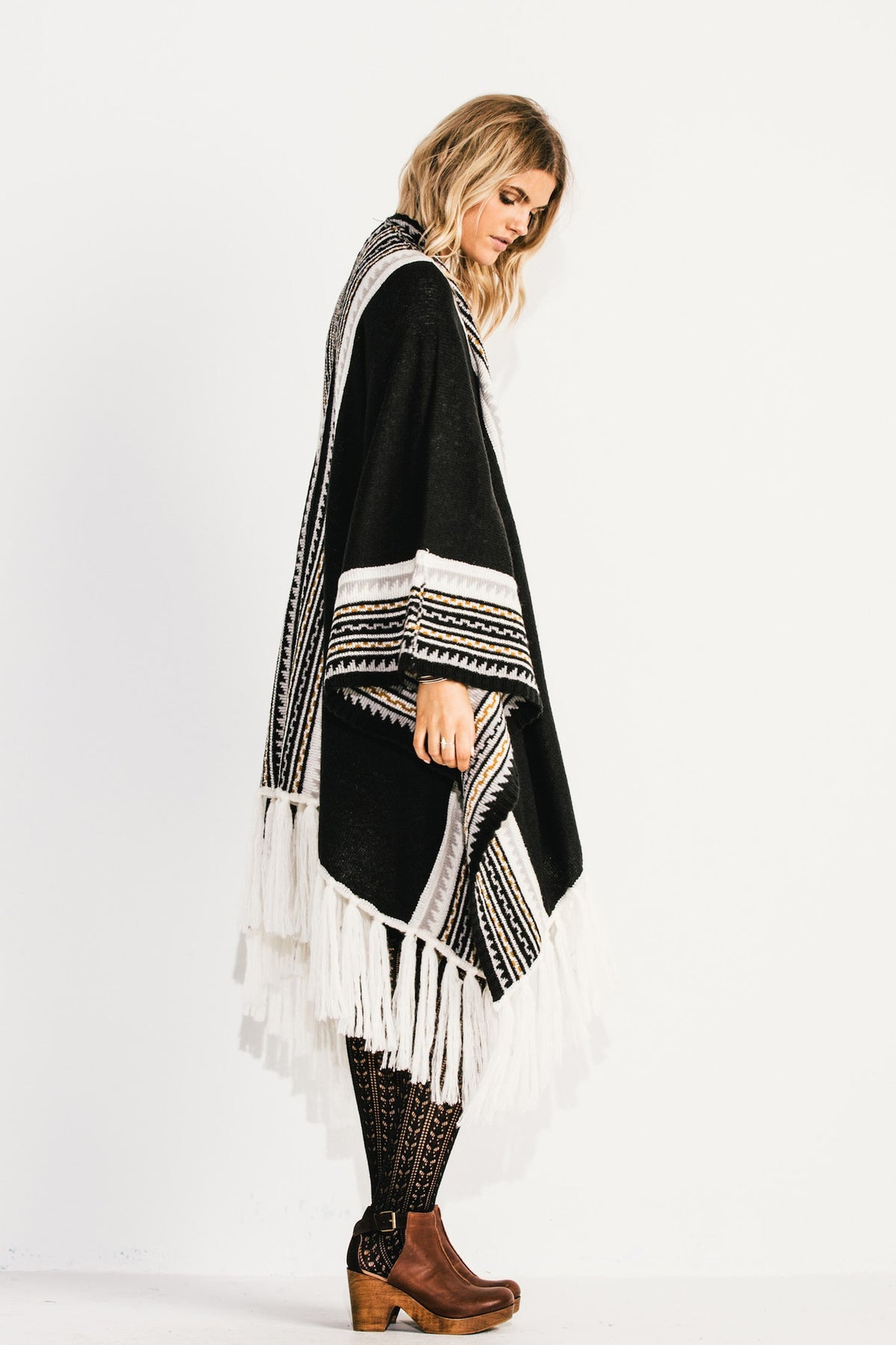 Llama Shawl Poncho