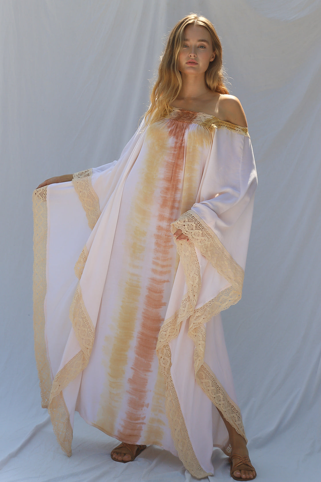 Tie Dye Love Her Madly Kaftan - Sample Sale