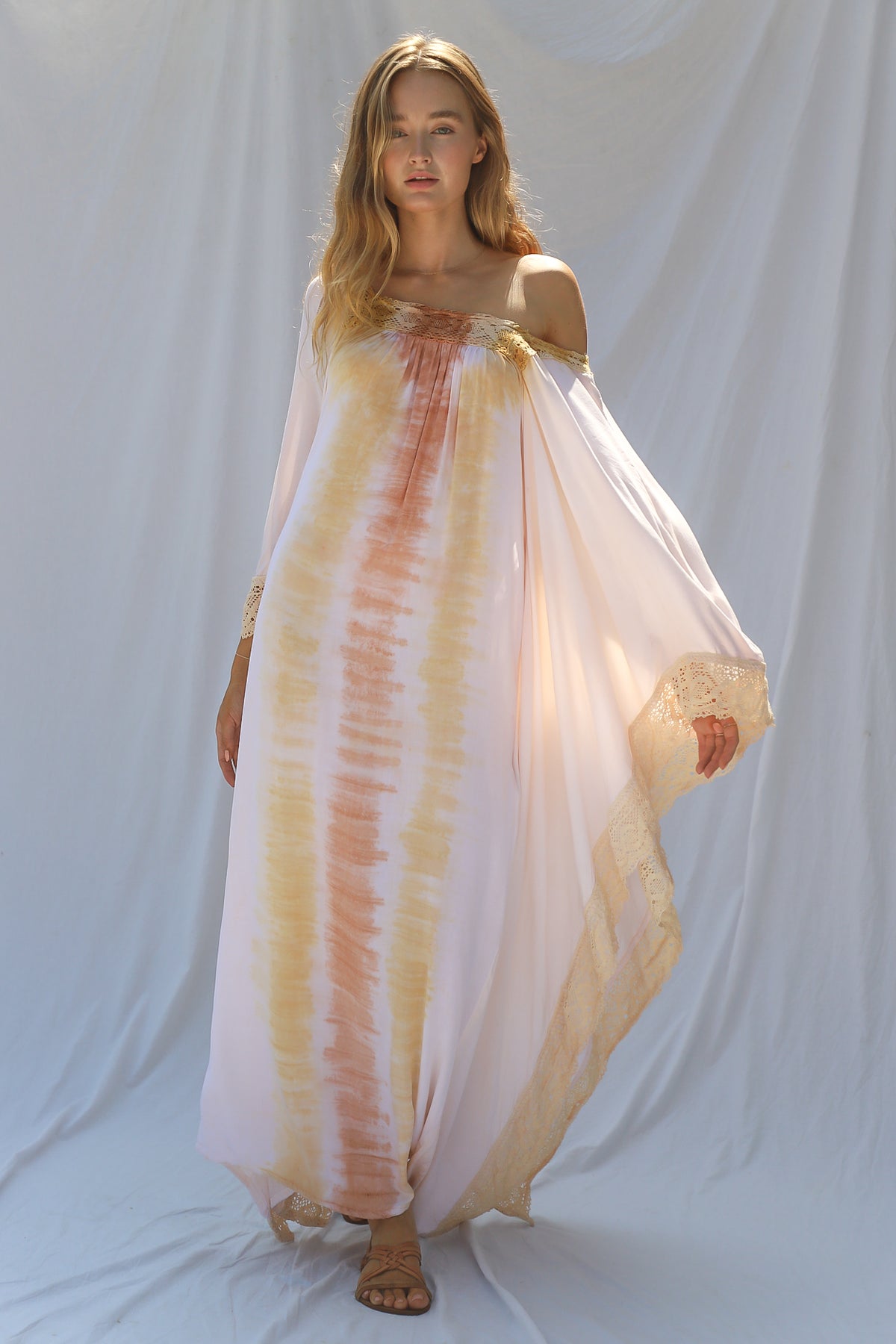 Tie Dye Love Her Madly Kaftan - Sample Sale