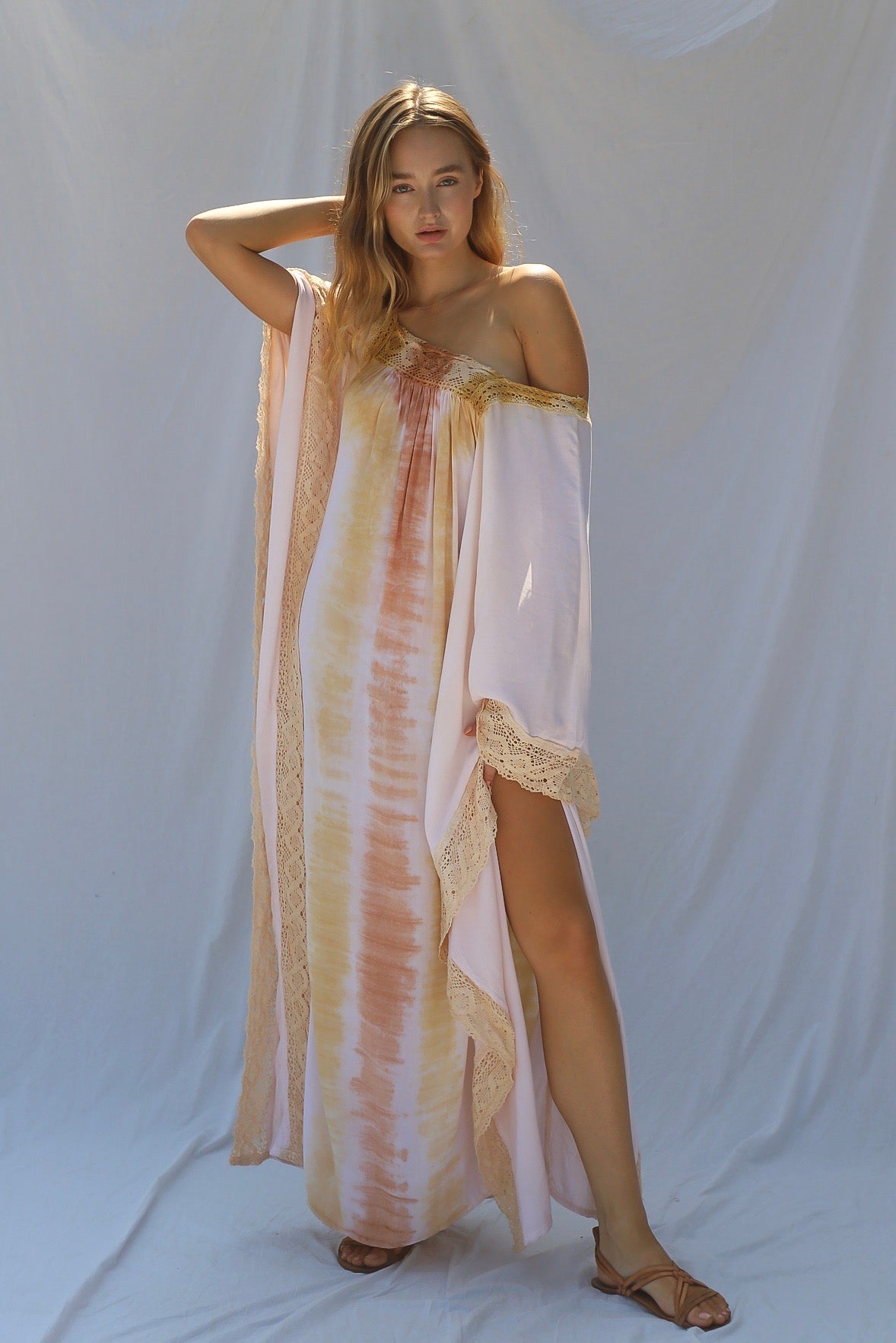 Tie Dye Love Her Madly Kaftan - Sample Sale