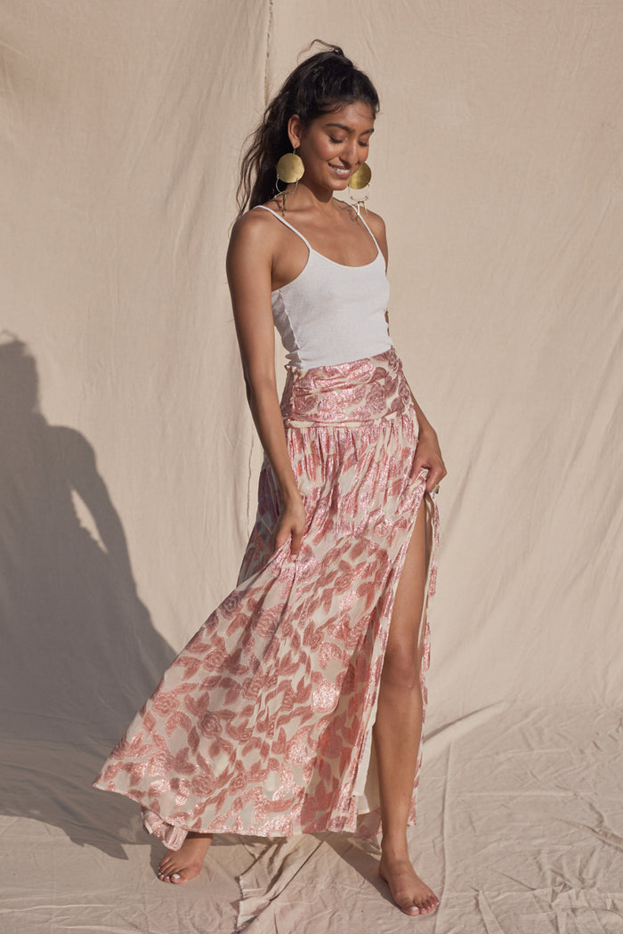 Rising Star Lapis Maxi Skirt