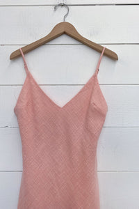 skinny dip mini slip dress in pink sand