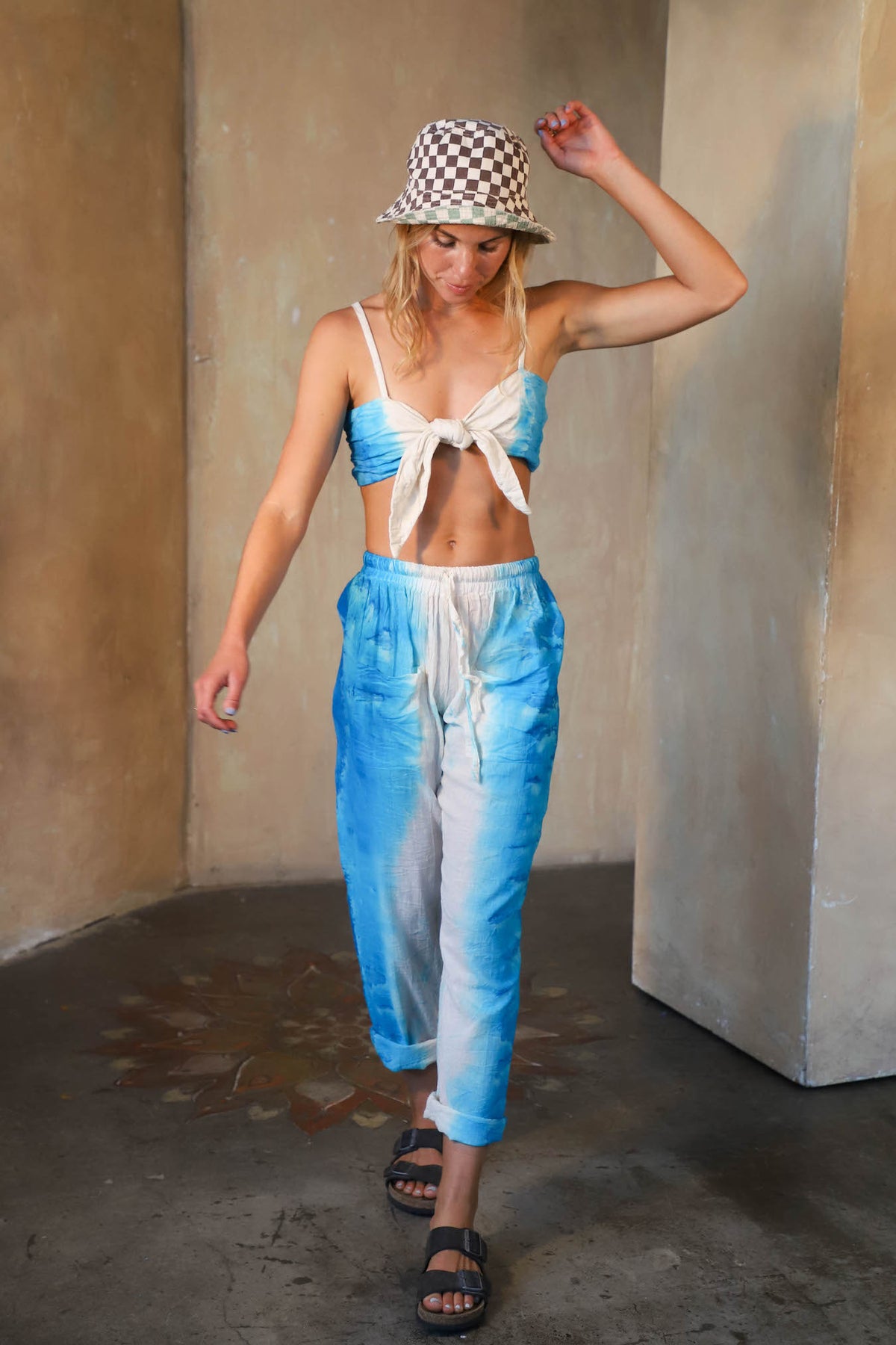 Tie Dye Steamer Pants